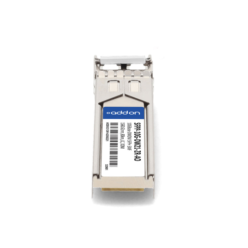 AddOn Juniper Compatible SFPP-10G-DW21-ZR 10GBase-DWDM SFP+ Transceiver (1560.61nm, 80km, LC, DOM, TAA)