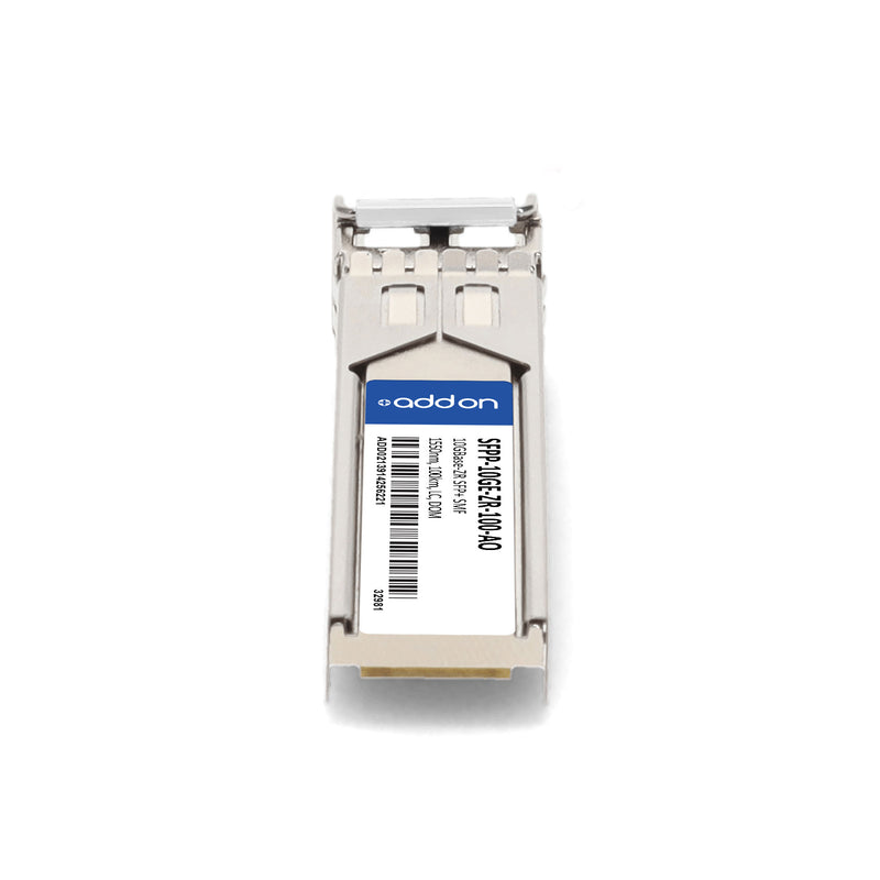 AddOn Juniper Networks® SFPP-10GE-ZR Compatible TAA 10GBase-ZR SFP+ Transceiver (SMF, 1550nm, 100km, LC, DOM)