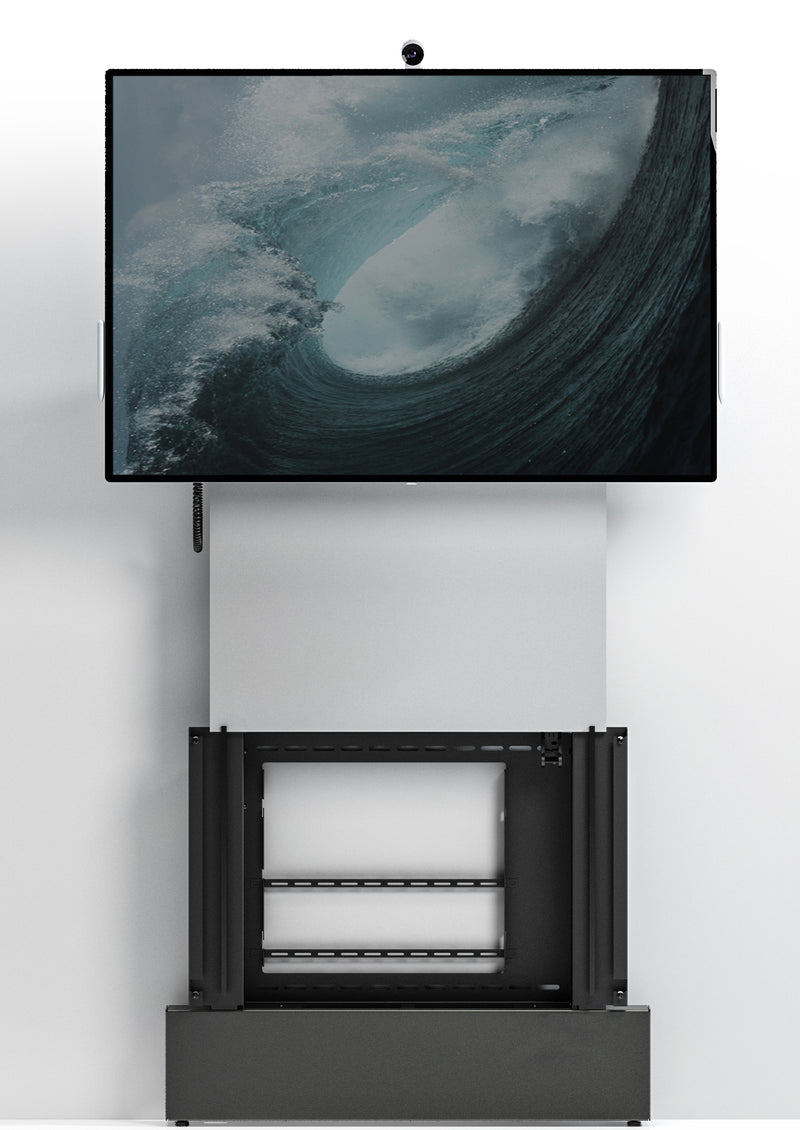 Salamander Designs FPS2W/EL/MS/GG Electric Lift Wall Stand for Microsoft Surface Hub 2S 50″ – Graphite Gray