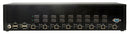SmartAVI 4K60 DisplayPort Dual-Head 8-Port KVM Switch with USB 2.0, Audio, and EDID Emulation (SM-EDPN-8D-S)