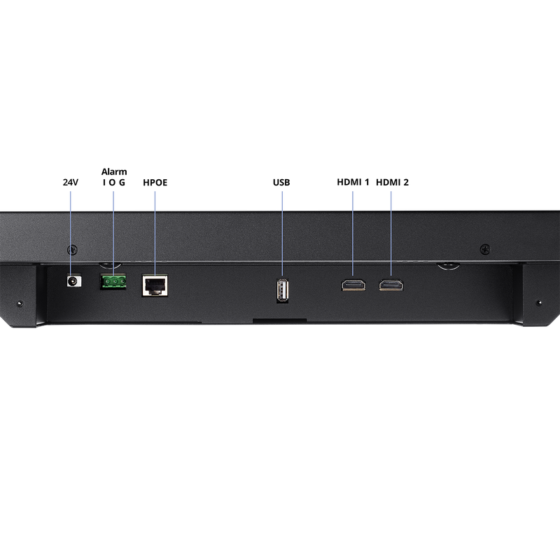 Hanwha Vision SMT-3221PV 32" AI Public View Monitor (PVM) – 1080p, AI Camera, Dual Power