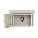 Eaton Tripp Lite SmartRack NEMA 3R Wall-Mount Industrial Enclosure 9U 28in Depth with Fan and Thermal Switch (SRN3RG9US)