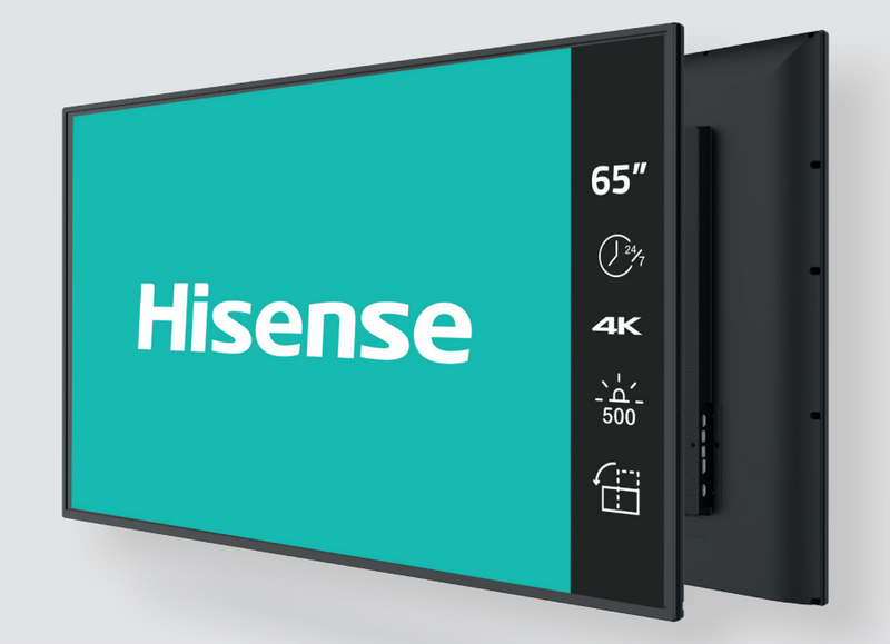 Hisense 65BM66D - 65” 4K UHD Digital Signage Display - 24/7 Operation Hisense