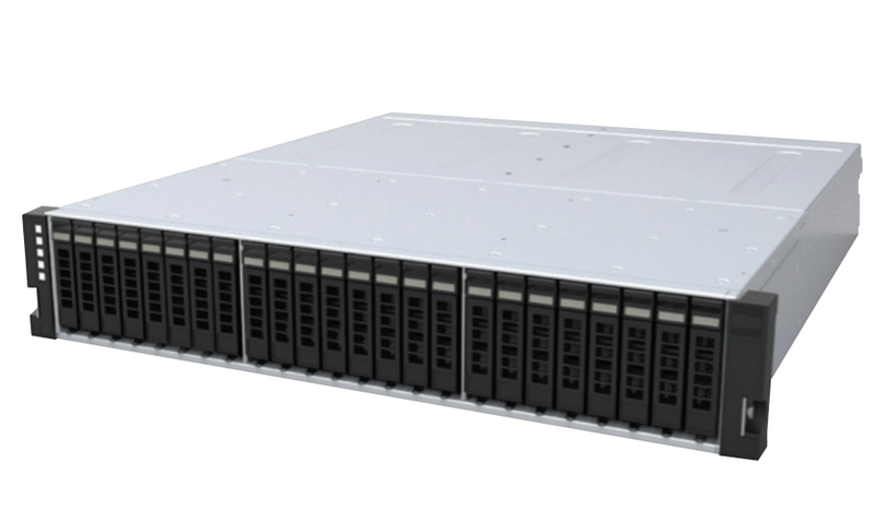 WD Ultrastar 1ES1610 SE2U24-24 2U Flash Storage Platform - 6.4TB x24 SAS SSDs - Mini-SAS HD