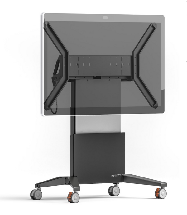Salamander Designs FPS1XL/EL/C3/GG/VW XL Electric Lift Mobile Stand for Cisco Webex 85 – Very White