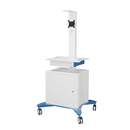 AVTEQ TMP-300 Telemedicine Cart – Compact Single-Display Medical Workstation