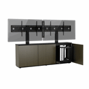 AVTEQ Thin 3-Bay Technology Credenza with Integrated Display Mount (Veneer)