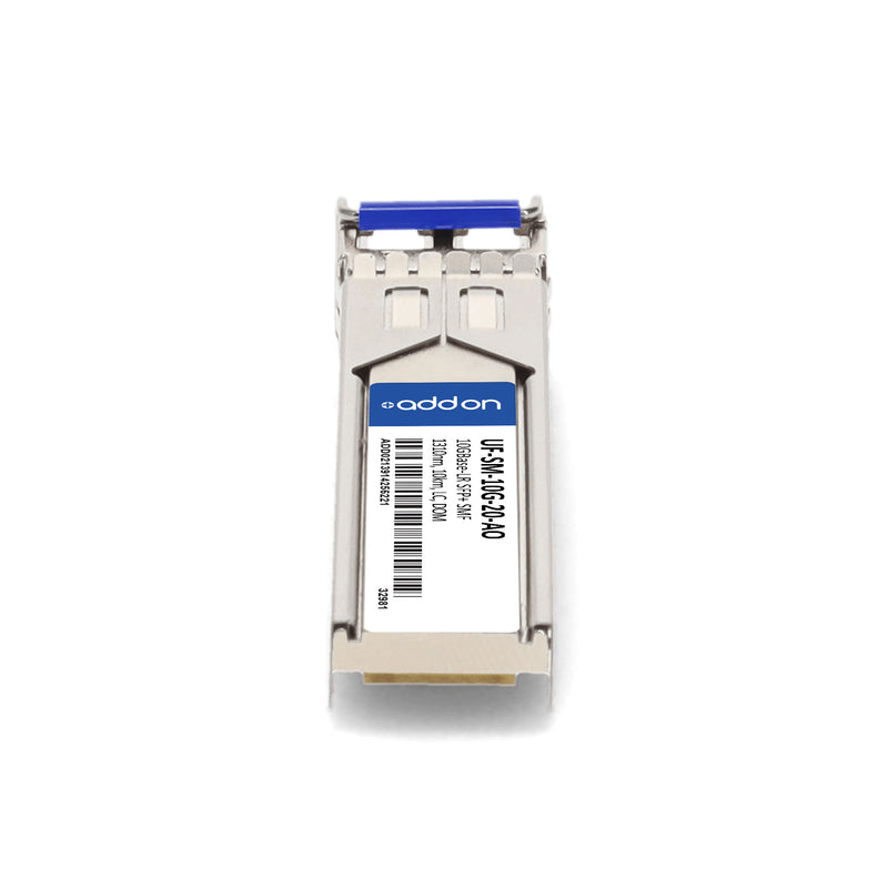 AddOn Ubiquiti® UF-SM-10G-20 Compatible TAA 10GBase-LR SFP+ 20-Pack Transceiver (SMF, 1310nm, 10km, LC, DOM)