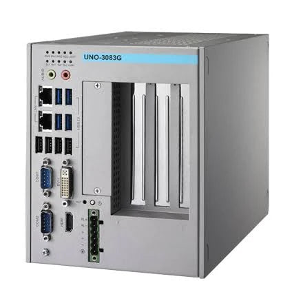 Advantech UNO-3083G-D64E Fanless Industrial Automation PC, Core i7, 4GB RAM, 3 PCI Expansion Slots