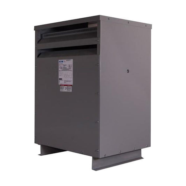 Eaton V48M22T3016 30 kVA General Purpose Ventilated Transformer, 3-Phase, 480V Delta to 240V Delta/120V Midtap, Aluminum Windings, DOE 2016, NEMA 2