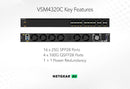 NETGEAR M4300 Series 20-Port Managed Switch with 10G Uplinks TAA Compliant (VSM4320C-TAANES)