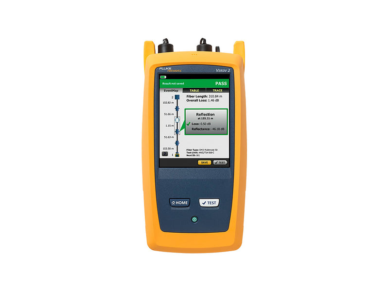 Fluke Networks OFP2-100-SI OptiFiber Pro Single Mode OTDR V2, with Inspection Camera and Wi-Fi