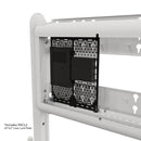 Chief Voyager Manual Height Adjustable AV Cart – White (LSCUW)