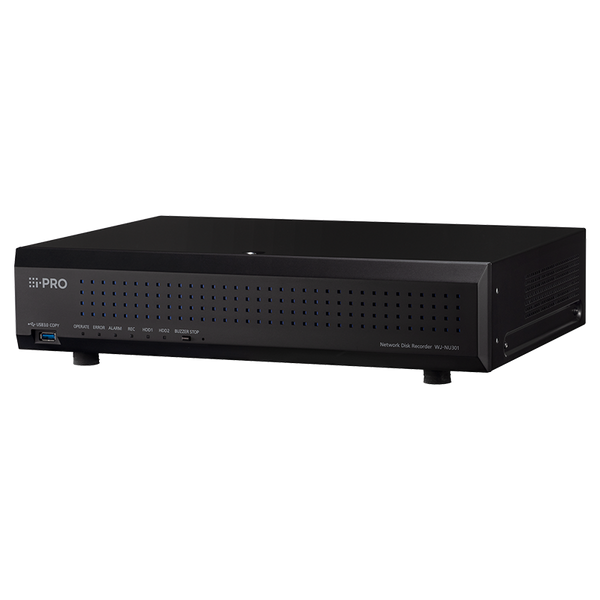 i-PRO WJ-NU301/8000T8 Network Video Recorder – 8TB, 32 Channels, Embedded PoE NVR