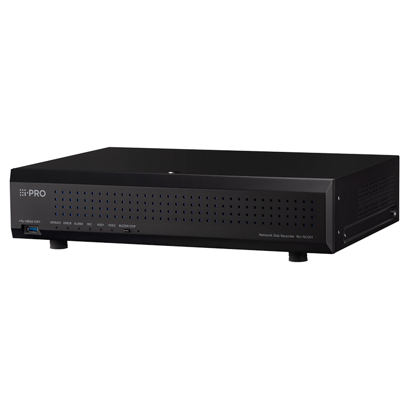 i-PRO WJ-NU301/8000T8 Network Video Recorder – 8TB, 32 Channels, Embedded PoE NVR