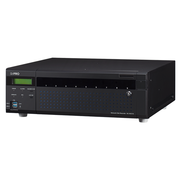 i-PRO WJ-NX510/8000T8 Network Video Recorder – 180 Mbps, 8 TB HDD, 32-Channel 4K AI Recording