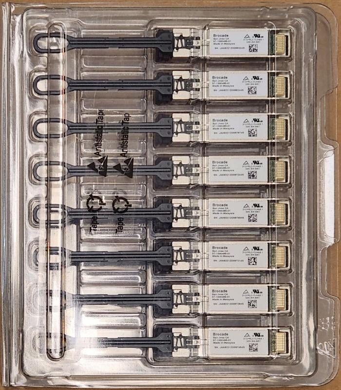 Brocade 32Gb/s SWL SFP+ Transceiver – 8 Pack (XBR-000413)