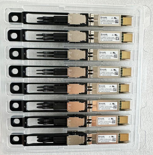Brocade XBR-000465 64G FC SFP-DD SWL Optical Transceiver (8-Pack)