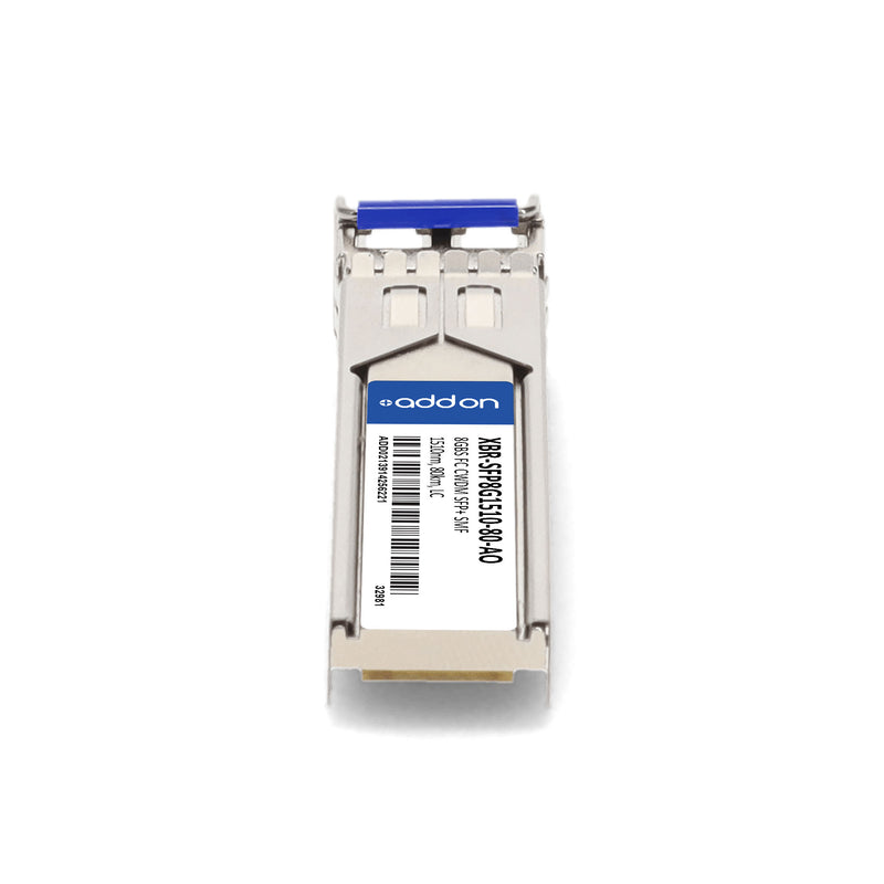 AddOn Brocade® XBR-SFP8G1510-80 Compatible TAA 8GBase-CWDM Fibre Channel SFP+ Transceiver (SMF, 1510nm, 80km, LC, DOM)