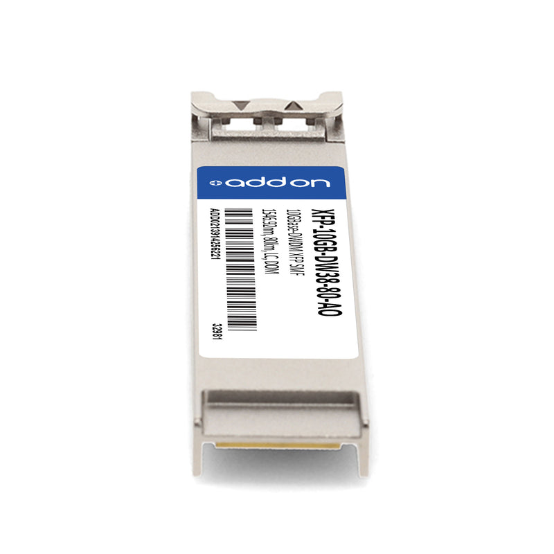 AddOn XFP-10GB-DW38-80-AO 10GBase-DWDM XFP Transceiver (1546.92nm, 80km, LC, DOM)