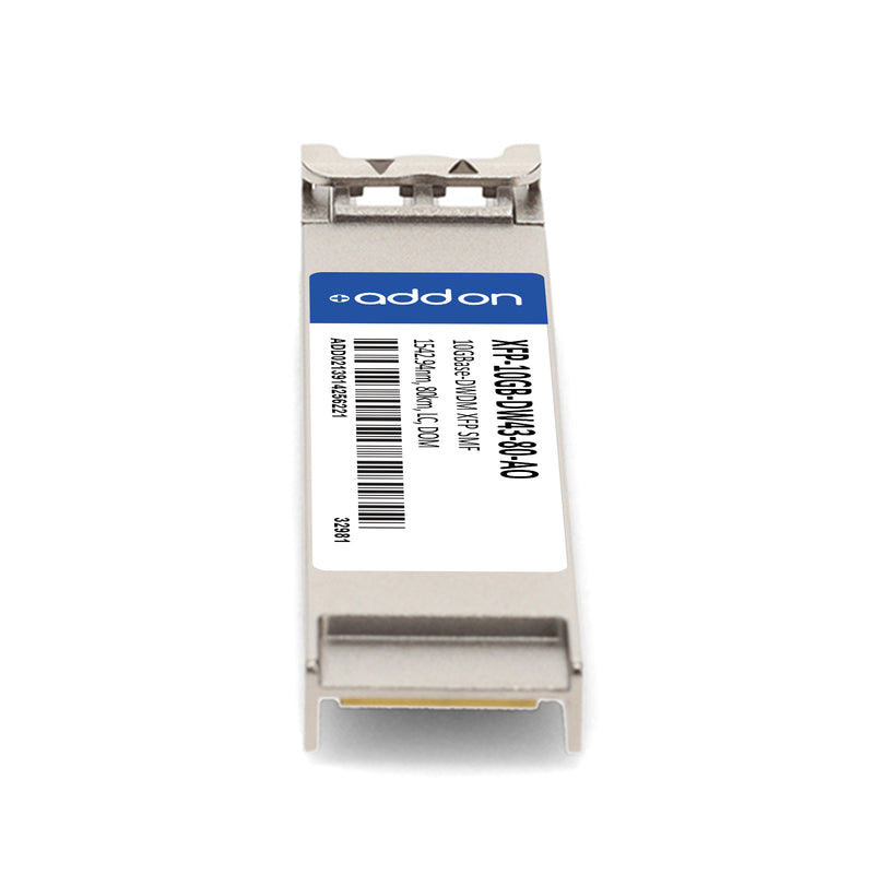 AddOn XFP-10GB-DW43-80-AO 10GBase-DWDM XFP Transceiver 1542.94nm 80km LC DOM