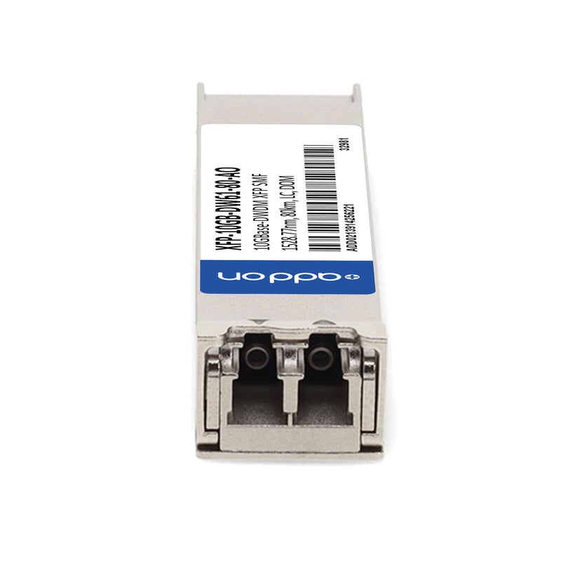 AddOn XFP-10GB-DW61-80-AO 10GBase-DWDM XFP Transceiver (1528.77nm, 80km, LC, DOM)