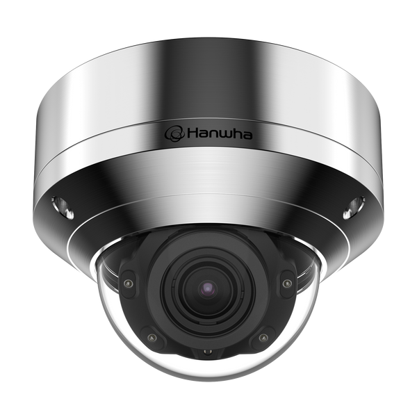 Hanwha XNV-8080RSA 5MP Stainless Steel Outdoor IR Dome Network Camera