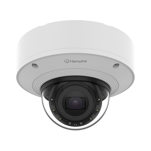 Hanwha Vision XNV-8093R 6MP AI IR Outdoor Vandal-Resistant Dome Camera