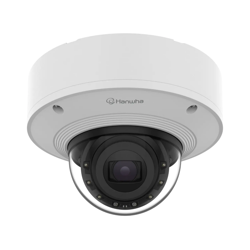 Hanwha Vision XNV-8083R 6MP AI IR Vandal-Resistant Dome Camera