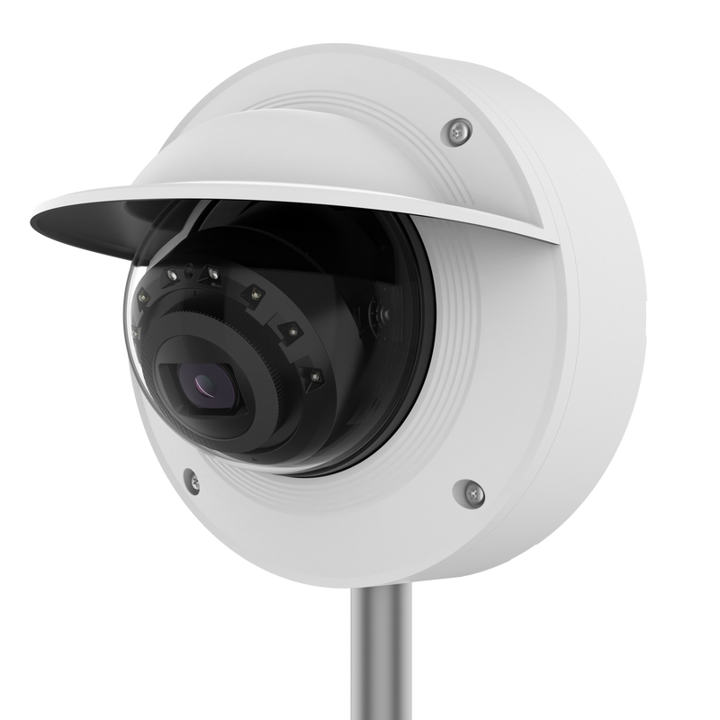 Hanwha Vision XNV-8093R 6MP AI IR Outdoor Vandal-Resistant Dome Camera