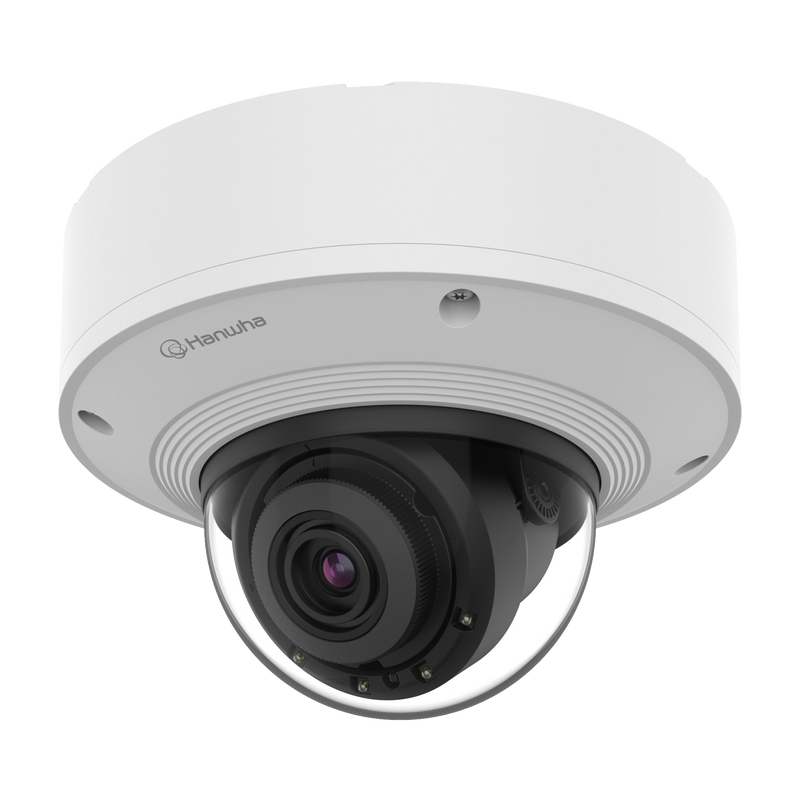 Hanwha Vision XNV-8081R 5MP Outdoor IR Vandal-Resistant Dome Network Camera