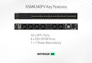 NETGEAR M4300 Series 40-Port 10G Fiber Managed Switch TAA Compliant (XSM4340FV-TAANES)
