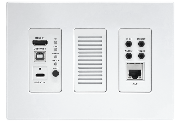 ZeeVee ZyPer4K-XS Encoder Wallplate-US is an AV over IP encoder with HDMI 2.0