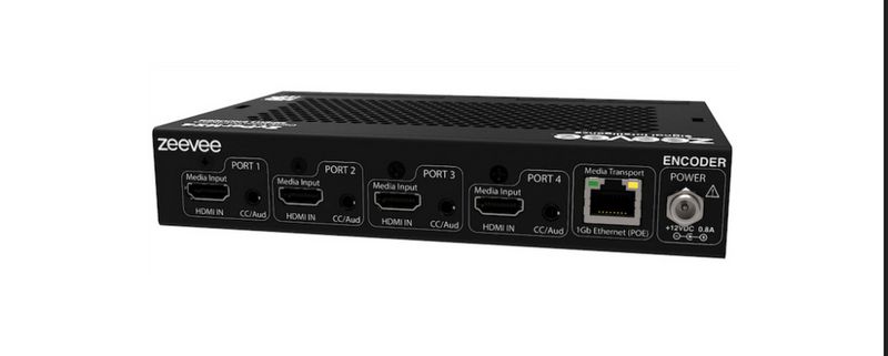ZeeVee ZyPerMX4 ZMXENC4-HLS Quad HDMI Encoder with HLS Streaming