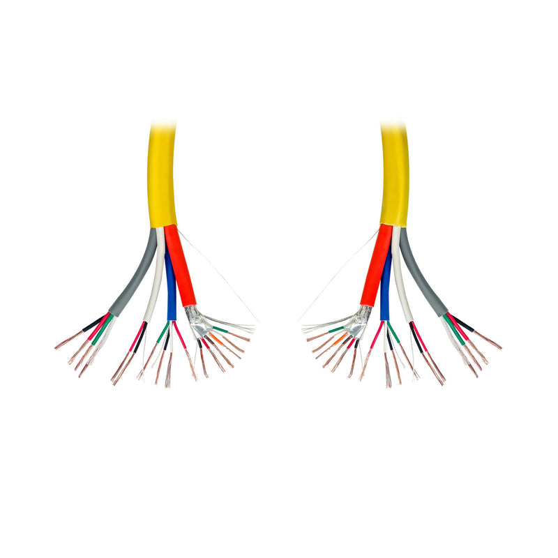 Eaton A300-01K-YW Plenum-Rated Access Control Cable, Yellow (1000 ft / 305 m)