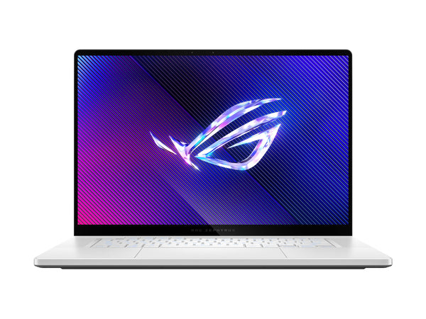 ASUS ROG Zephyrus G16 GU605MY-XS96 (2024) Gaming Laptop – Intel Core Ultra 9 185H / RTX 4090 / 32GB RAM / 1TB SSD / 16" 2.5K OLED 240Hz / Win 11 Pro – Platinum White