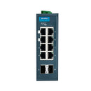 Advantech EKI-5729FI-MB-AE (EKI-5729FI-MB-AE) 8-Port + 2 SFP Entry-Level Managed Industrial Ethernet Switch with Modbus/TCP