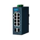 Advantech EKI-5729FI-MB-AE (EKI-5729FI-MB-AE) 8-Port + 2 SFP Entry-Level Managed Industrial Ethernet Switch with Modbus/TCP