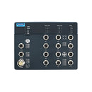 Advantech EN50155 IP67 12-Port Managed Ethernet Switch with 8x PoE + 4x Gigabit M12 Ports (EKI-9512E-4GMPX-AE)