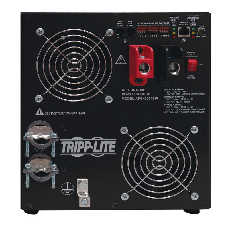 Eaton Tripp Lite APSX3024SW 3000W APS X Series 24V DC 230V AC Pure Sine-Wave Inverter/Charger