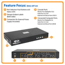 Eaton Tripp Lite Secure 4-Port DisplayPort KVM Switch, NIAP PP3.0, 4K