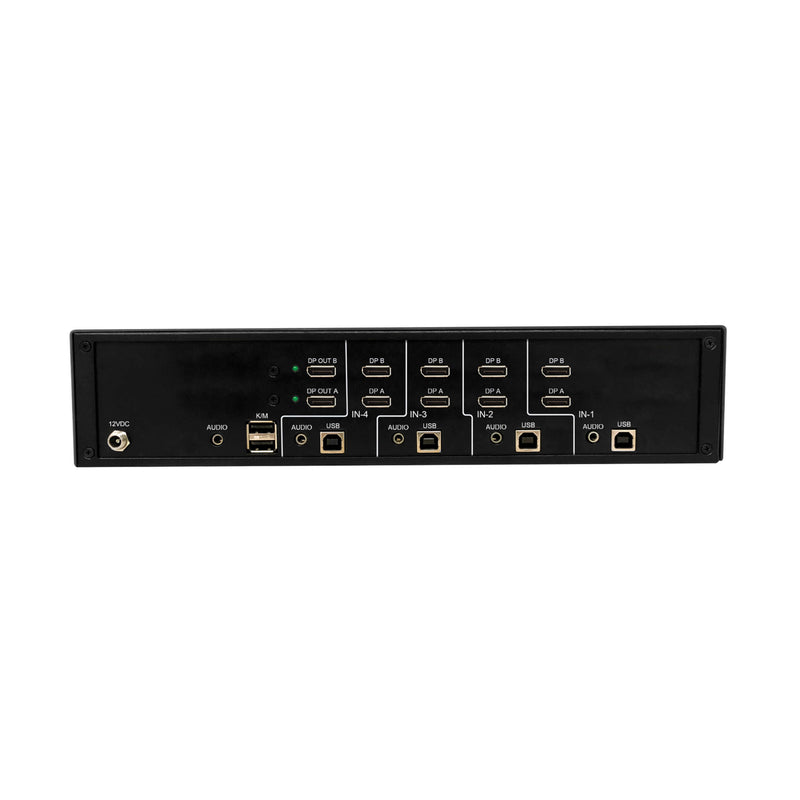 Eaton Tripp Lite B002-DP2A4-N4 Secure 4-Port Dual-Head DisplayPort KVM Switch, NIAP PP4.0, 4K, Audio, TAA