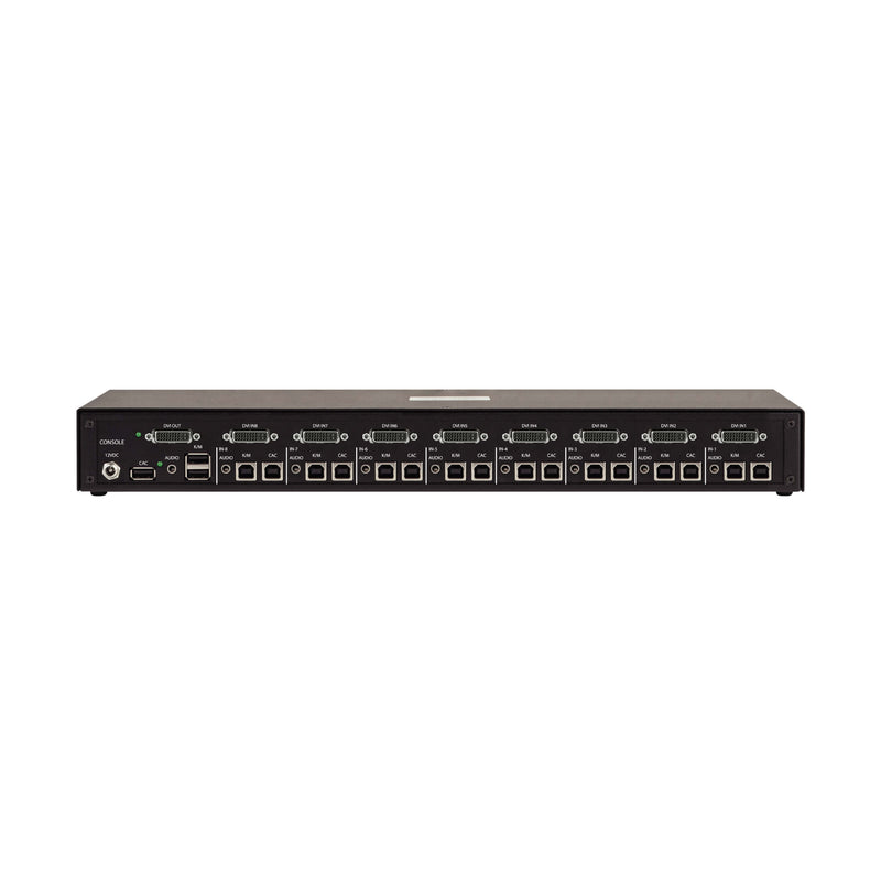 Eaton Tripp Lite 8-Port NIAP PP4.0-Certified Secure DVI KVM Switch with Audio & CAC – TAA, DVI-I, USB, 2560x1600@60Hz