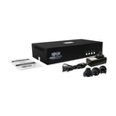 Eaton B002-DV2AC4-N4 Secure 4-Port Dual-Head DVI KVM Switch, NIAP PP4.0, CAC, Audio, TAA