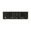 Secure KVM Switch, 2-Port Dual-Head HDMI, 4K 60Hz, NIAP PP4.0, TAA Compliant