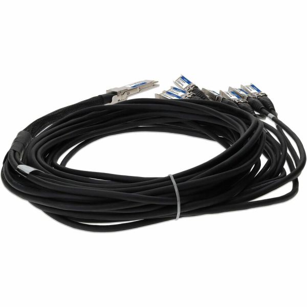 AddOn MSA and TAA Compliant 200GBase-CU QSFP-DD 200G to 8xSFP28 Direct Attach Cable (Passive Twinax, 2m)