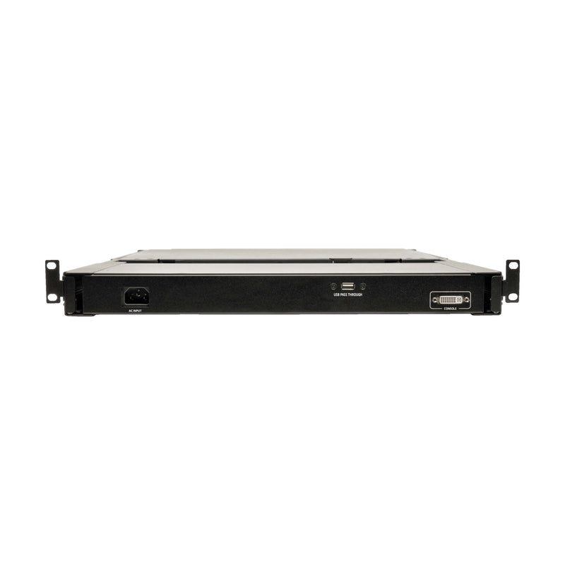 Eaton Tripp Lite Series 1U Rack-Mount Console with 19" LCD, DVI/VGA, USB 2.0 Pass-Through, TAA – B021-000-19-HD