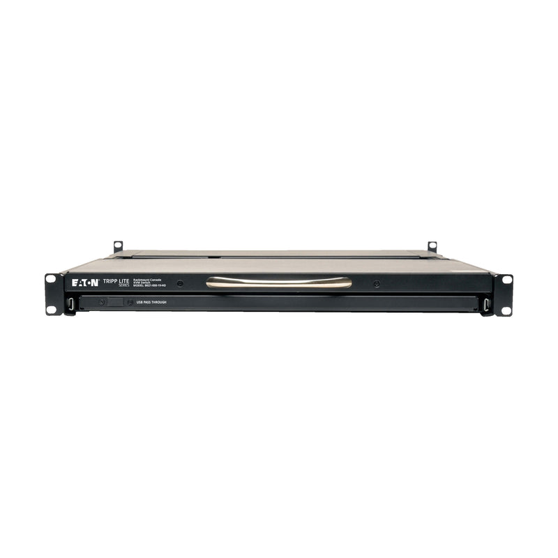 Eaton Tripp Lite Series 1U Rack-Mount Console with 19" LCD, DVI/VGA, USB 2.0 Pass-Through, TAA – B021-000-19-HD