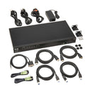 Eaton B024-H4U08 8-Port 4K HDMI/USB KVM Switch with USB 3.2 Hub, 1U Rackmount, TAA-Compliant