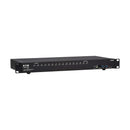 Eaton B024-H4U16 16-Port 4K HDMI/USB KVM Switch with 2-Port USB 3.2 Hub, 1U Rack-Mount, TAA Compliant